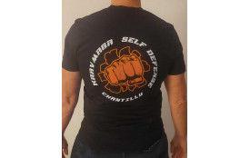 T-Shirt ADULTE mixte, encolure ronde, Krav Maga  Self Défense  Chantilly.
